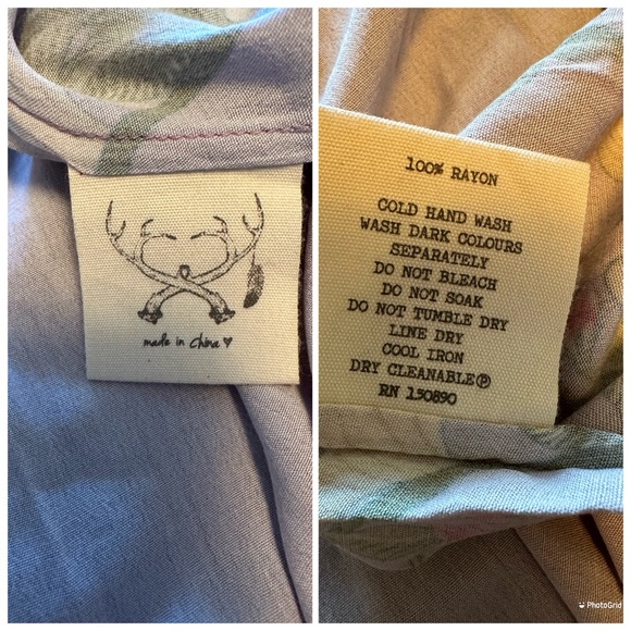 Spell Blue Skies Wrap Maxi Dress Size XS - Picture 11 of 16